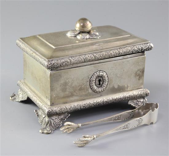 A 19th century Polish silver etrog box, 23.6oz.